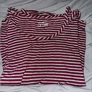 ❌SOLD❌ Red and white striped Eddie Bauer Shirt